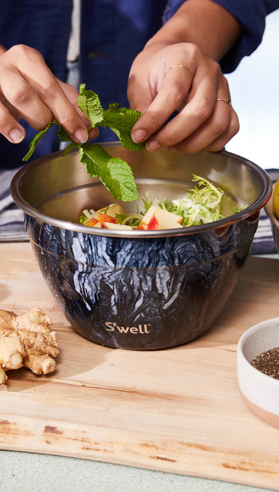 Salad bowl kit - azurite marble - 1900 ml - Tilbehør - Helt Dilla AS