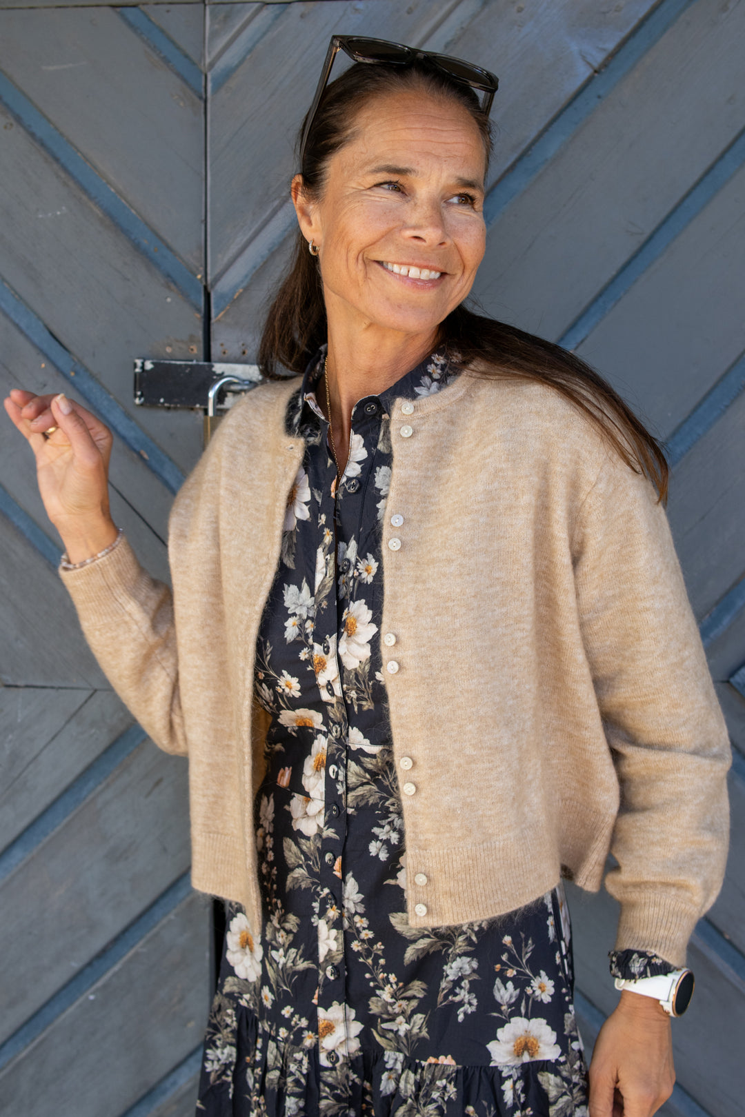 Ninell cardigan - Tiger´s eye melange - Cardigans - Helt Dilla AS