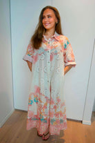Noéline Mili Midi Dress - Pink Flower - Kjoler - Helt Dilla AS