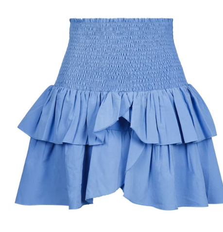 Carin Skirt - blå - Skjørt - Helt Dilla AS