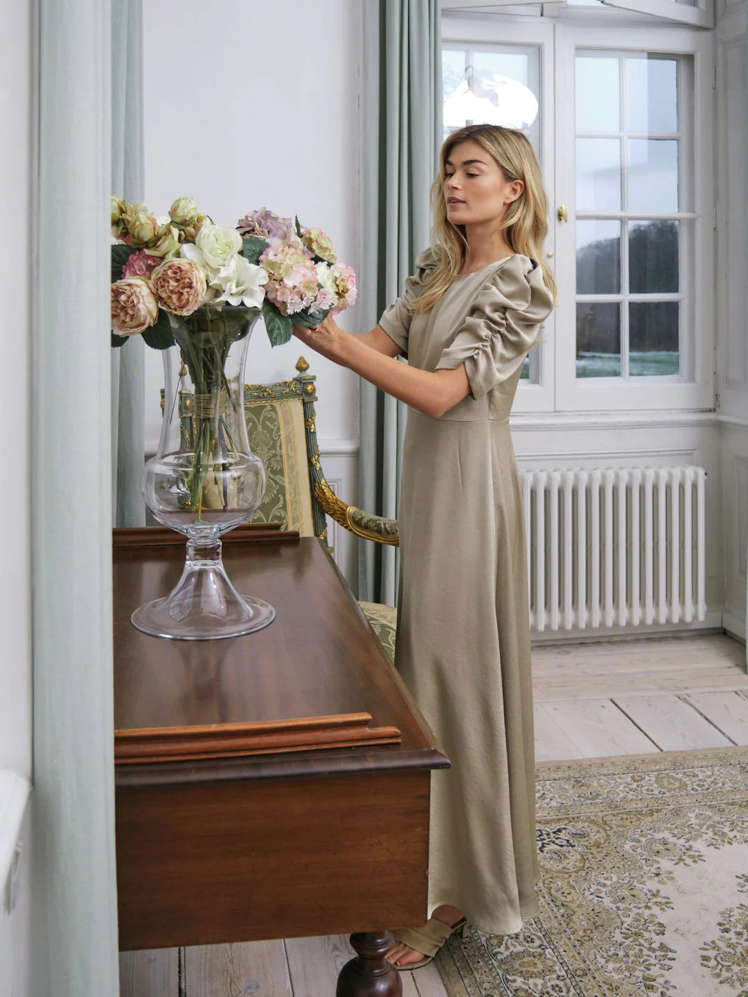 Benuit Solid Dress - light green - Kjoler - Helt Dilla AS