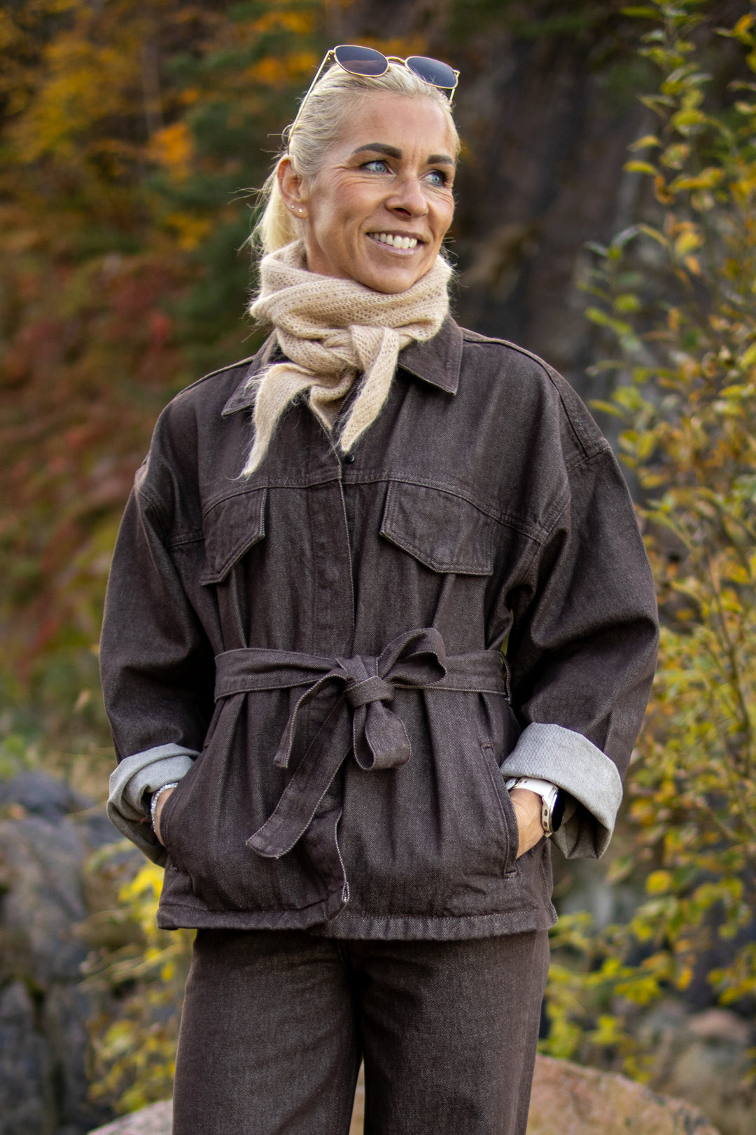 Drew Jacket Wash - Exclusive Brown Bourgogne - Yttertøy - Helt Dilla AS