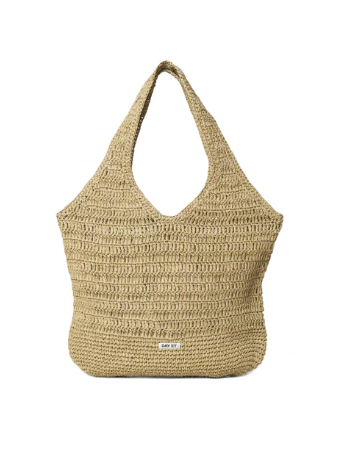 DAY Crochet Tote - Coriander Beige - Tilbehør - Helt Dilla AS