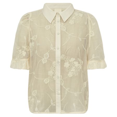 Myra blouse - creme - Bluser - Helt Dilla AS