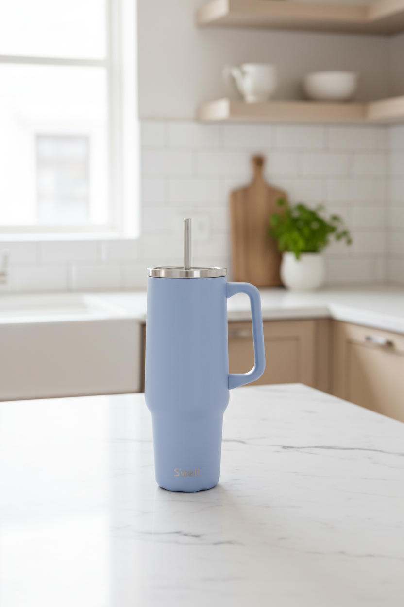 Tumbler XL | 40oz - Hydrangea Blue - Tilbehør - Helt Dilla AS