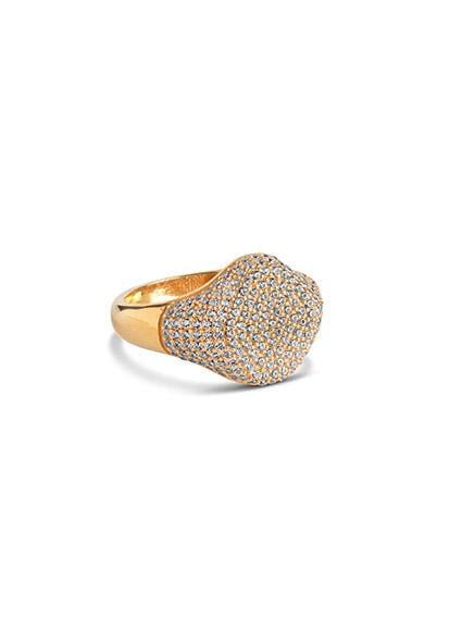 Sparkling Luna Ring Clear CZ - Tilbehør - Helt Dilla AS