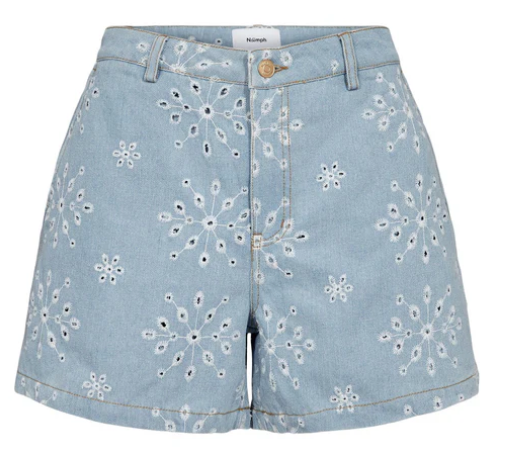 NuDelilah Denim Shorts - Light Blue Denim - Shorts - Helt Dilla AS