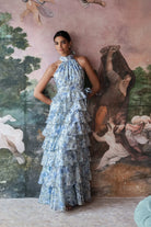 Angel Maxi Halterneck Midnight Bloom - Kjoler - Helt Dilla AS