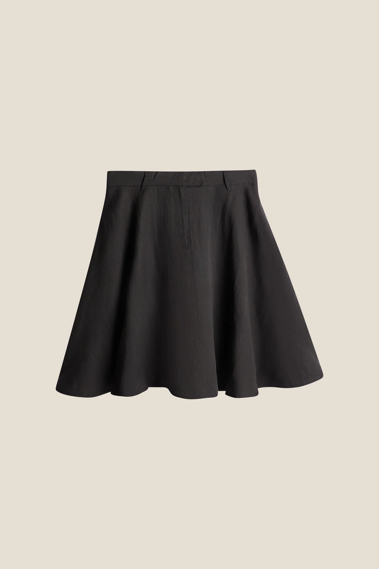 Aslaug linen skirt - black - Skjørt - Helt Dilla AS