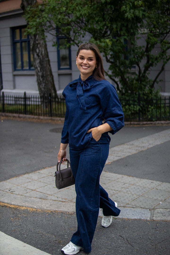 Sarana pant - Rinse Blue Denim - Bukser - Helt Dilla AS