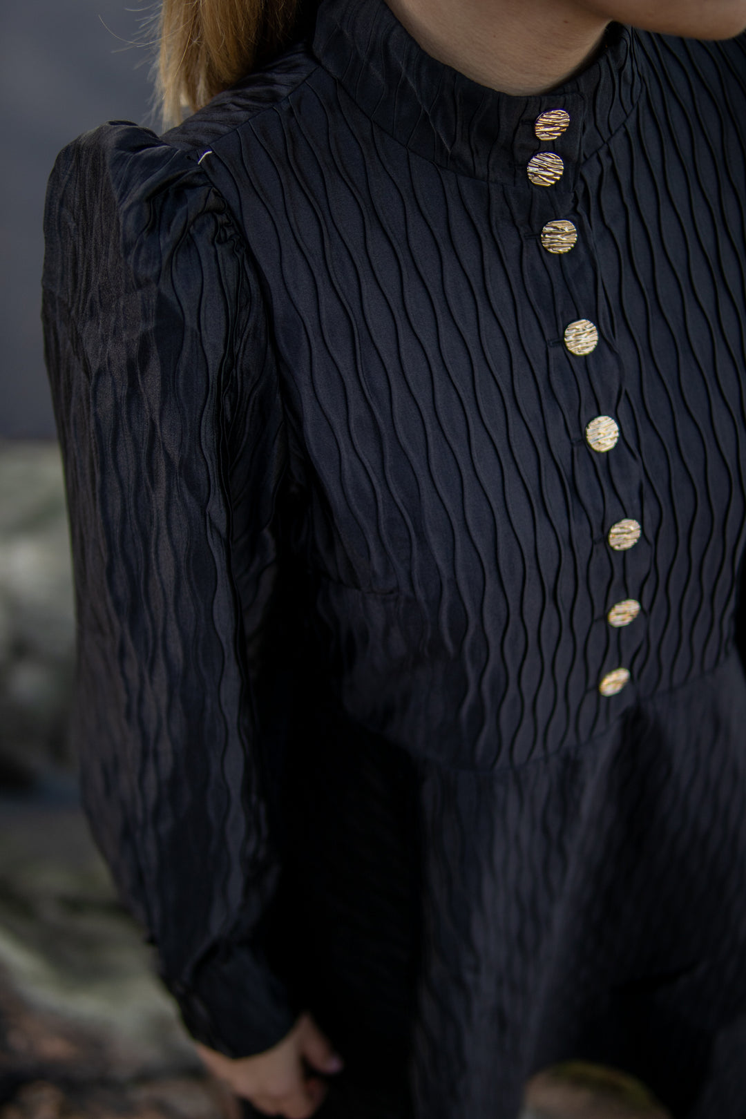 Ripple Kjole - Svart - Kjoler - Helt Dilla AS