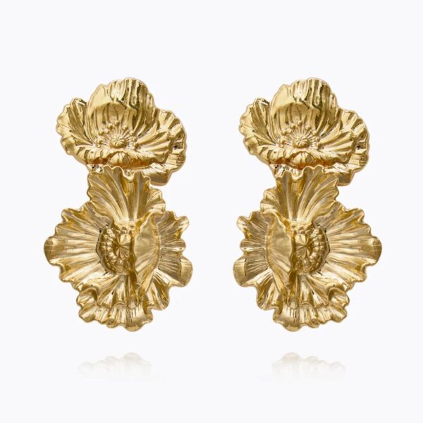 Bibi Earrings - Gold - Tilbehør - Helt Dilla AS