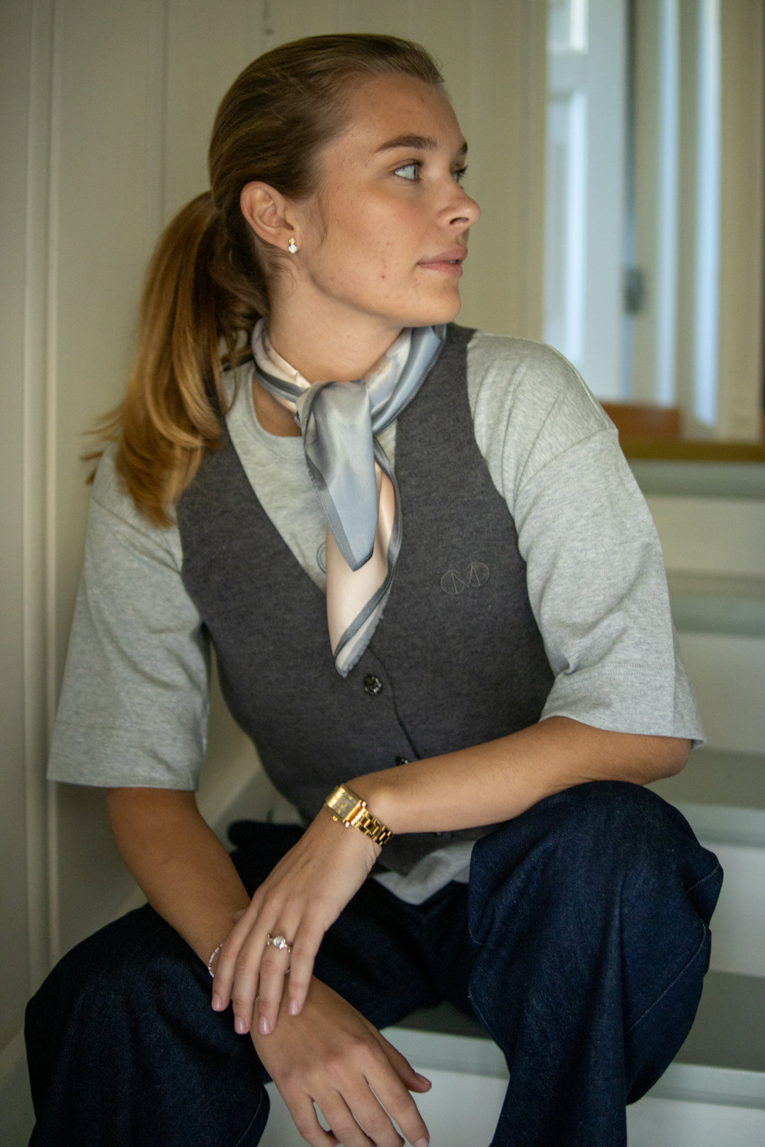 Zina Waistcoat - Dark Grey - Vest - Helt Dilla AS