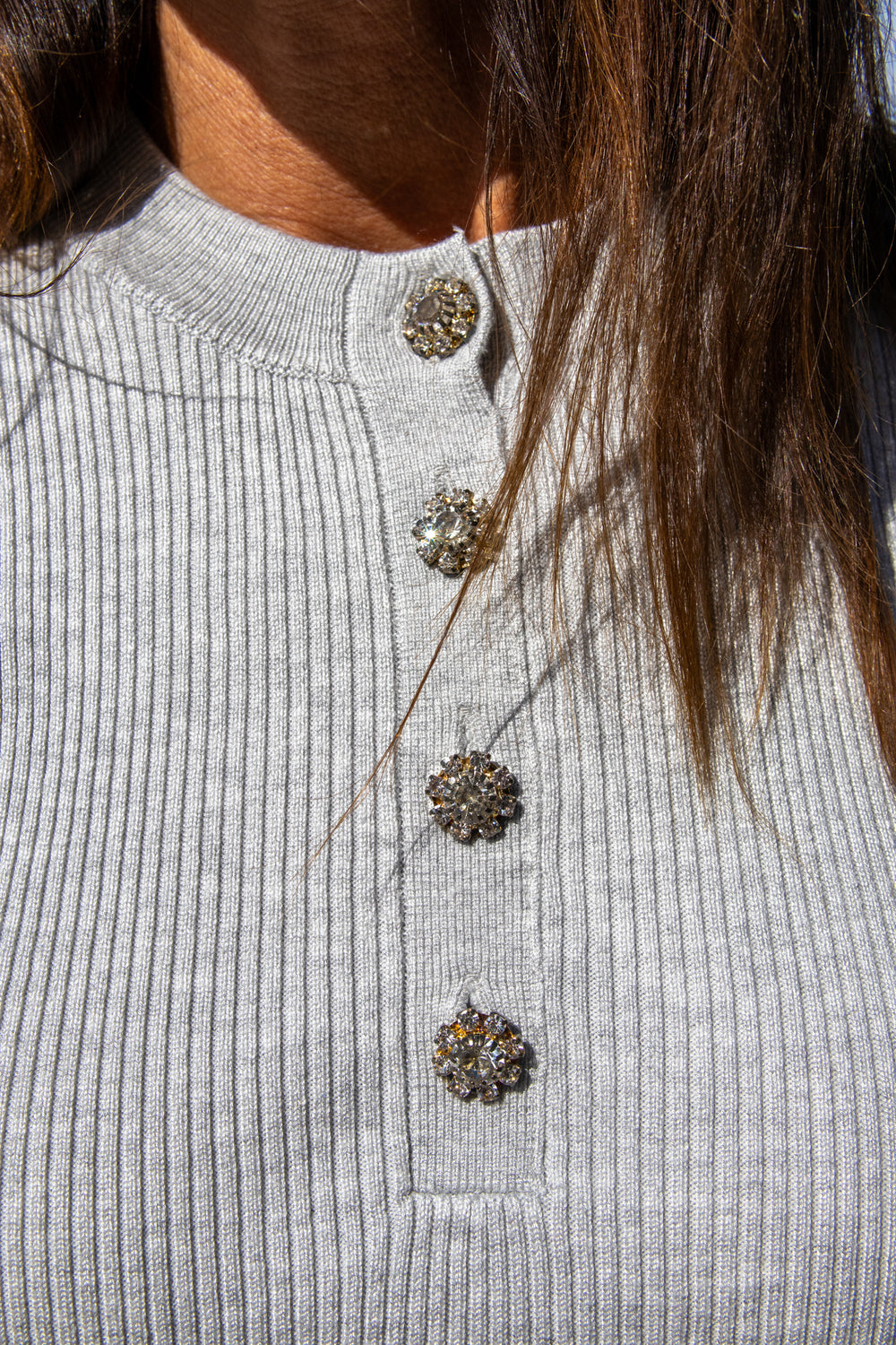 Veran Pullover - Light Grey Melange - Genser - Helt Dilla AS