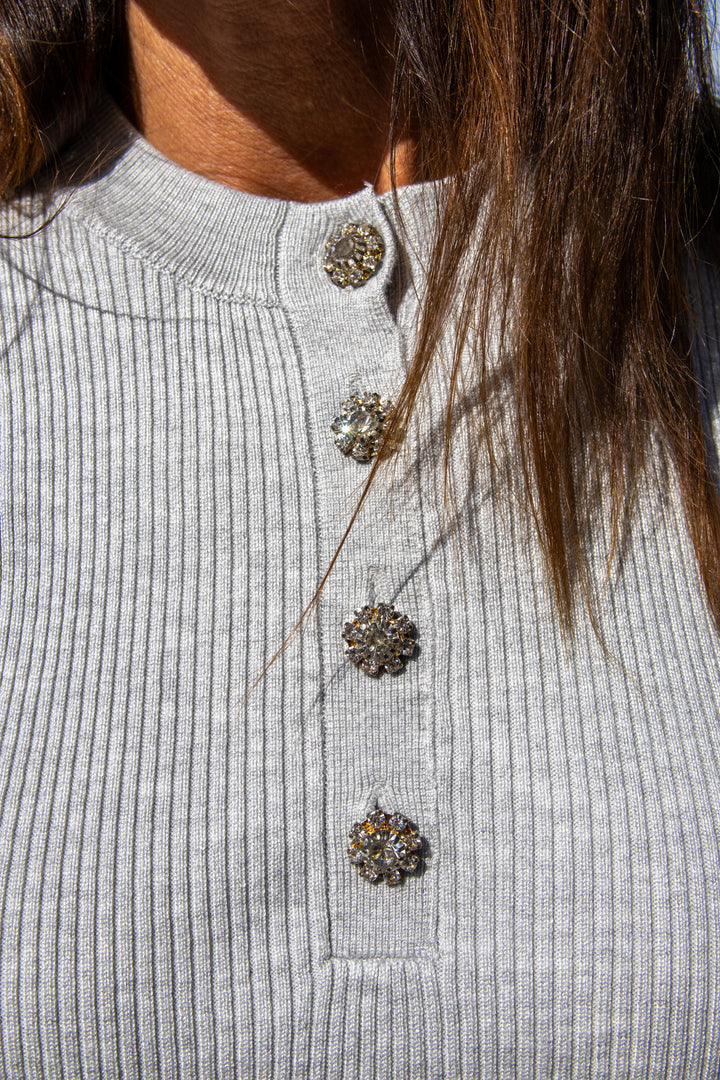 Veran Pullover - Light Grey Melange - Genser - Helt Dilla AS