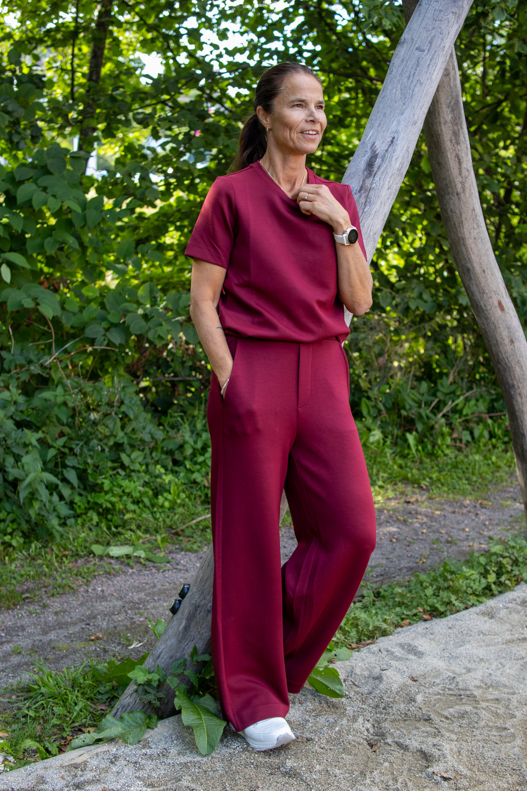 Vincent Karmen t-shirt - Cabernet - Singlet, Topper & T-skjorter - Helt Dilla AS