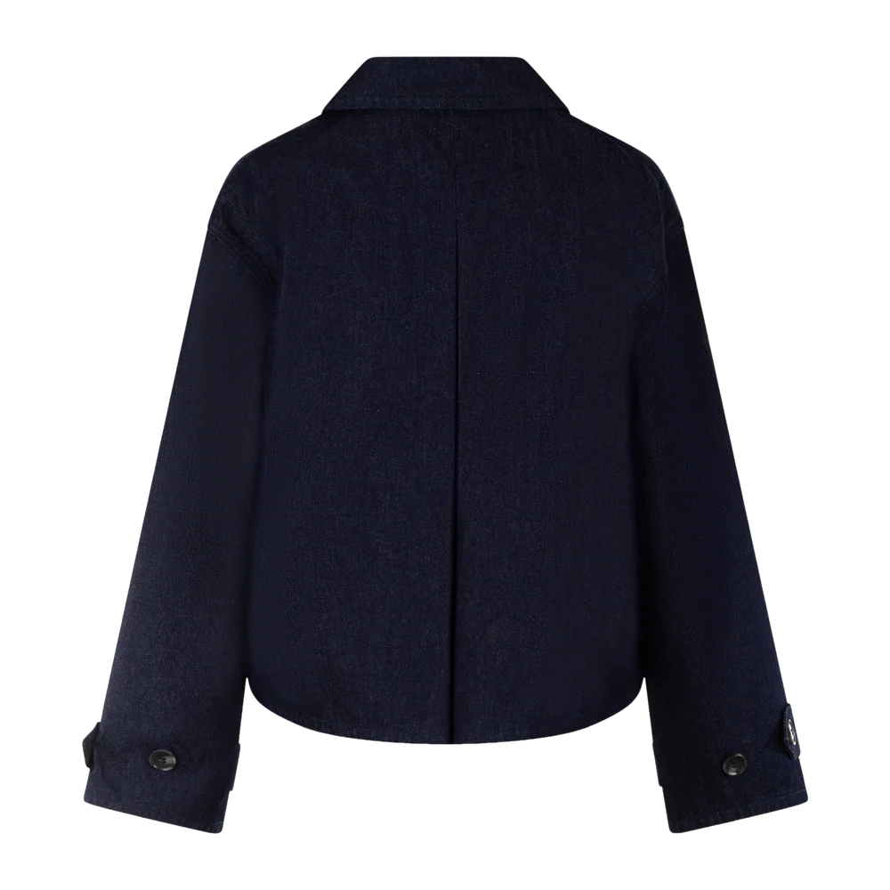 Cicely Trenchcoat - Dark Navy Denim - Yttertøy - Helt Dilla AS