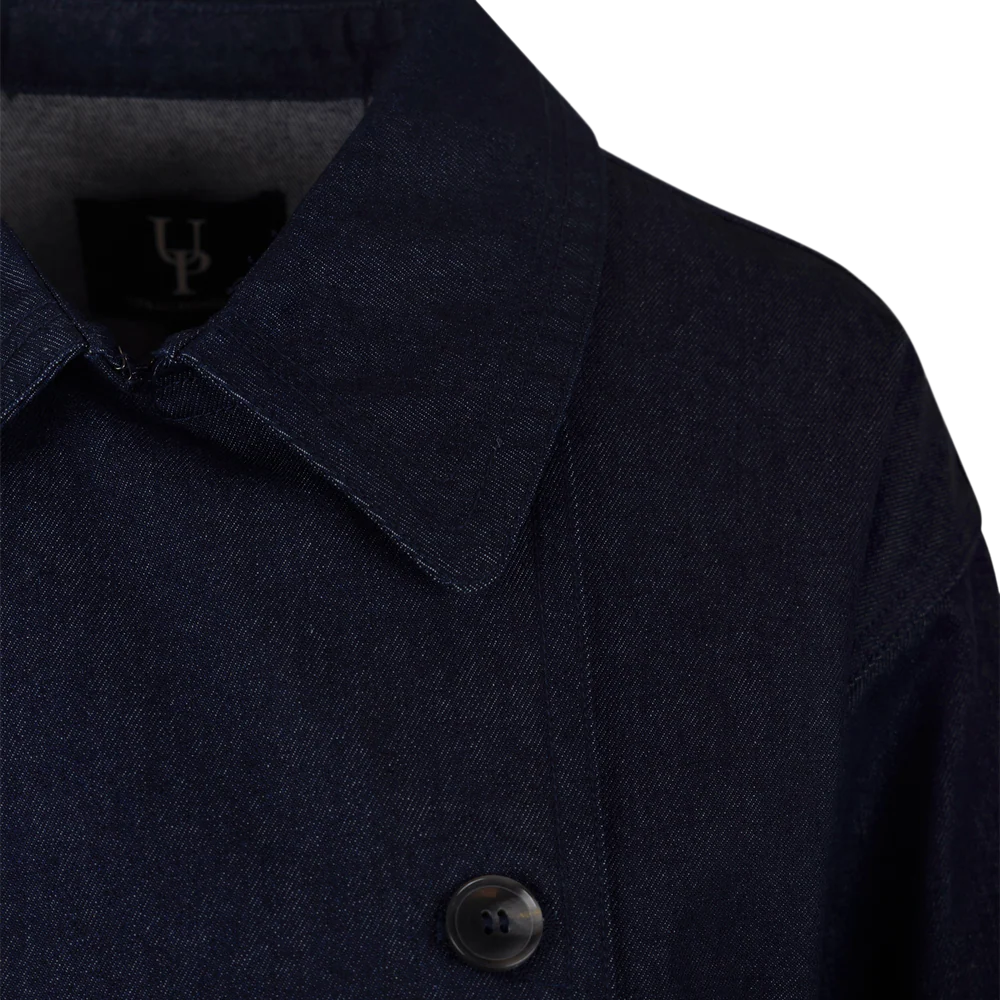 Cicely Trenchcoat - Dark Navy Denim - Yttertøy - Helt Dilla AS