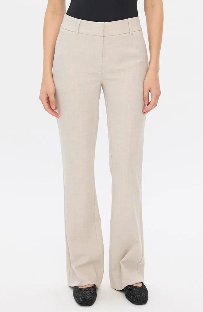 ClaraFV Regular - Silver Sand Melange - Bukser - Helt Dilla AS