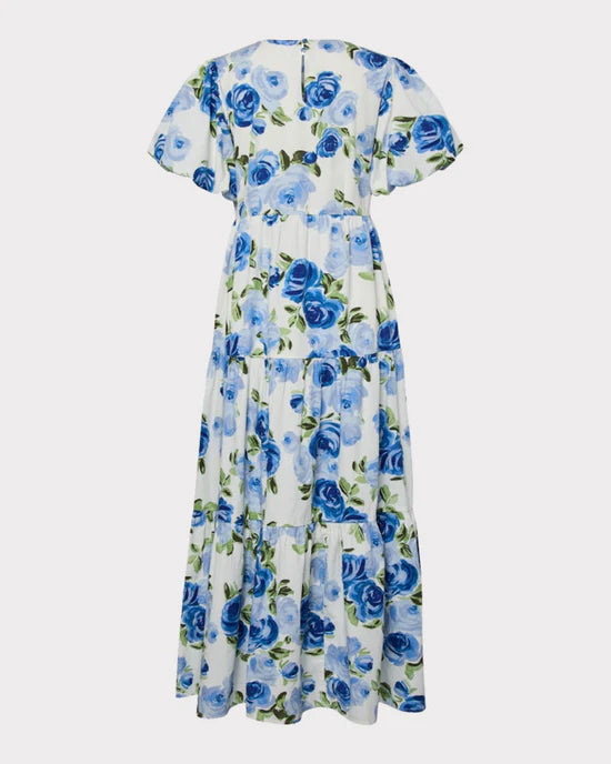 YasColea SS Ankle Dress - Star White / Emula - Kjoler - Helt Dilla AS