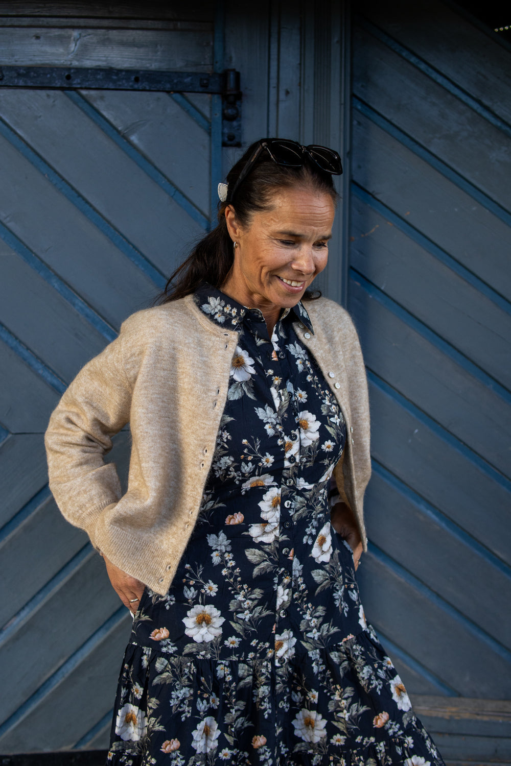 Ninell cardigan - Tiger´s eye melange - Cardigans - Helt Dilla AS
