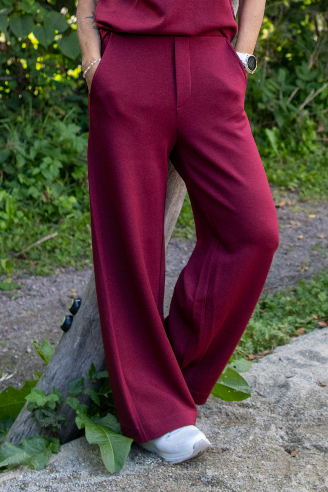 Gincette pants - Cabernet - Bukser - Helt Dilla AS