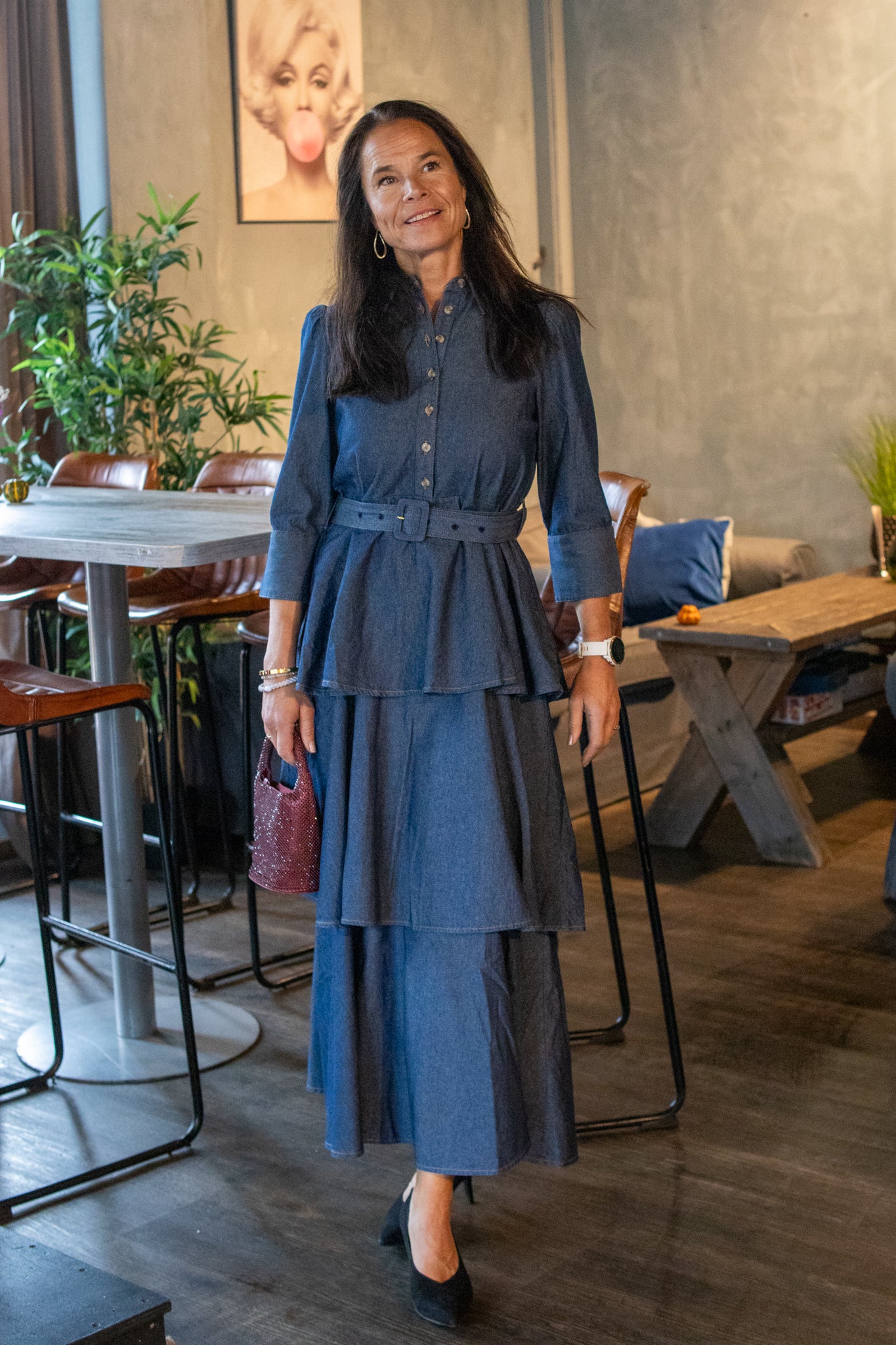Denim Shirt Dress - Kjoler - Helt Dilla AS