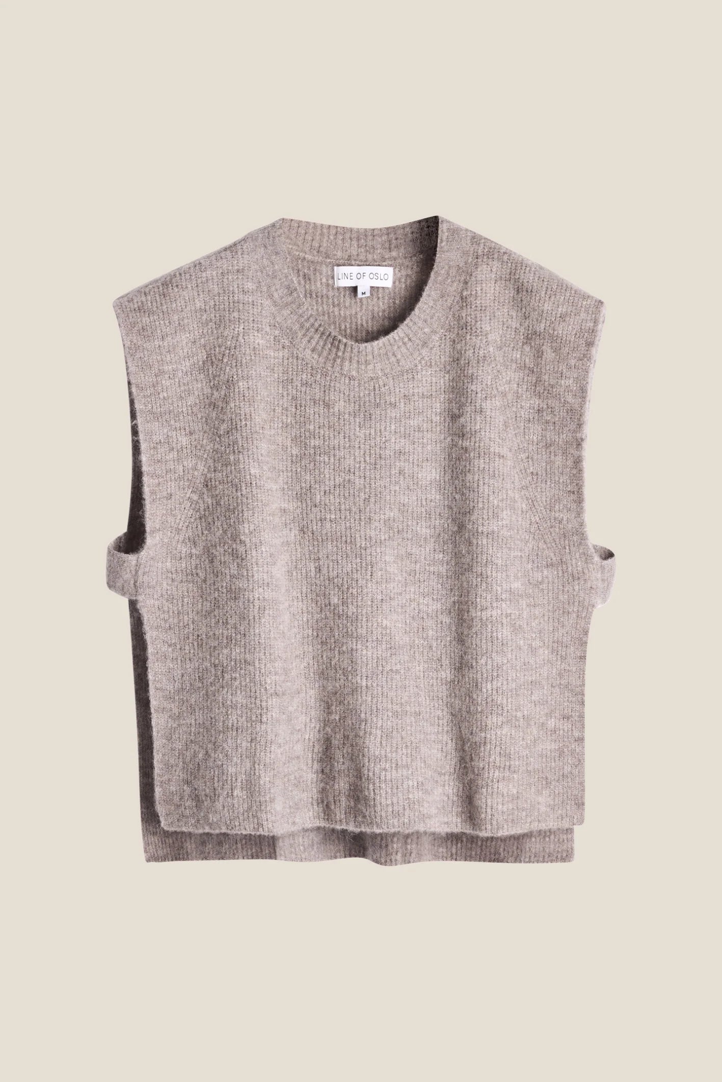 Dog Strikket Vest - Brun - Vest - Helt Dilla AS