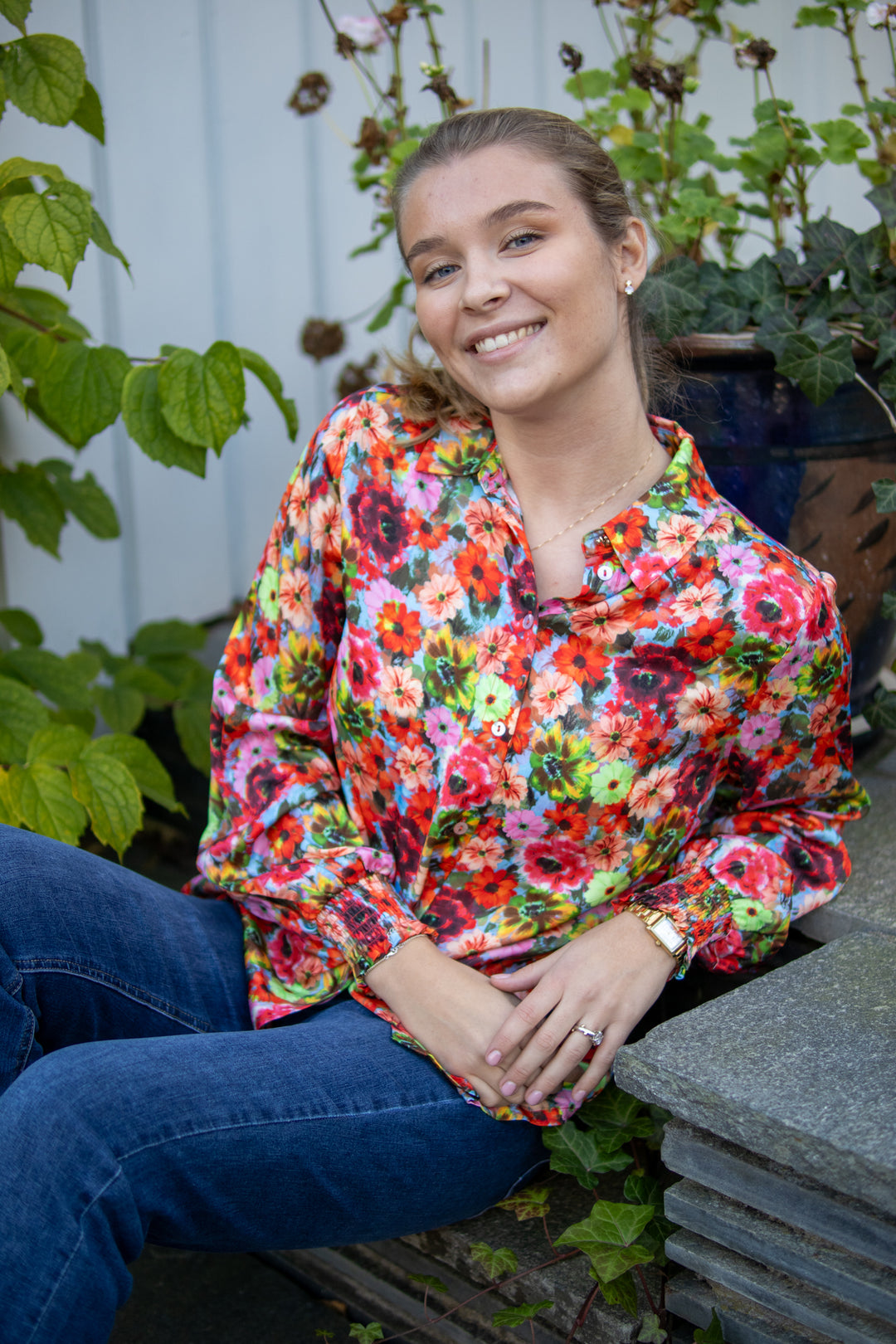 Mista Shirt - Fiery Red - Skjorter - Helt Dilla AS