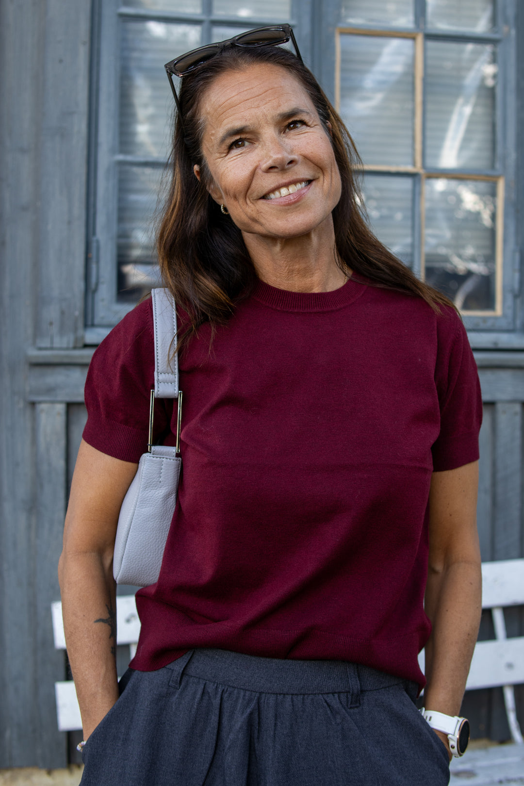Kellsie Pullover - Cabernet - Singlet, Topper & T-skjorter - Helt Dilla AS