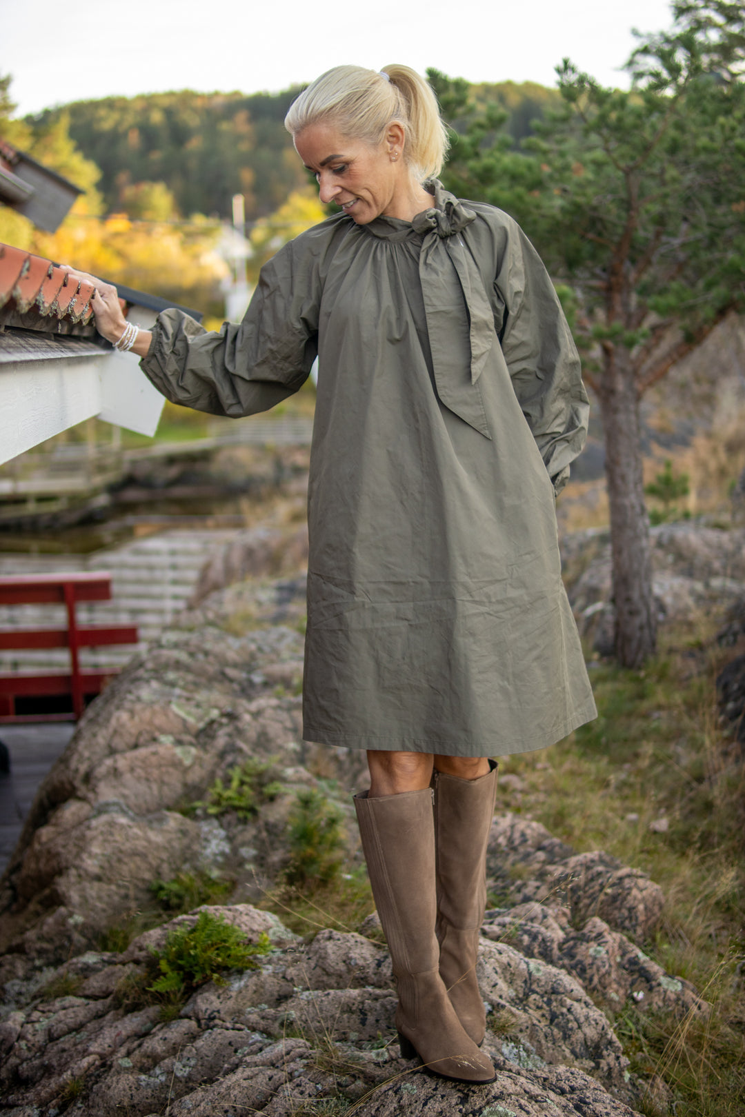 Kjole Taft Light - dark camo - Kjoler - Helt Dilla AS