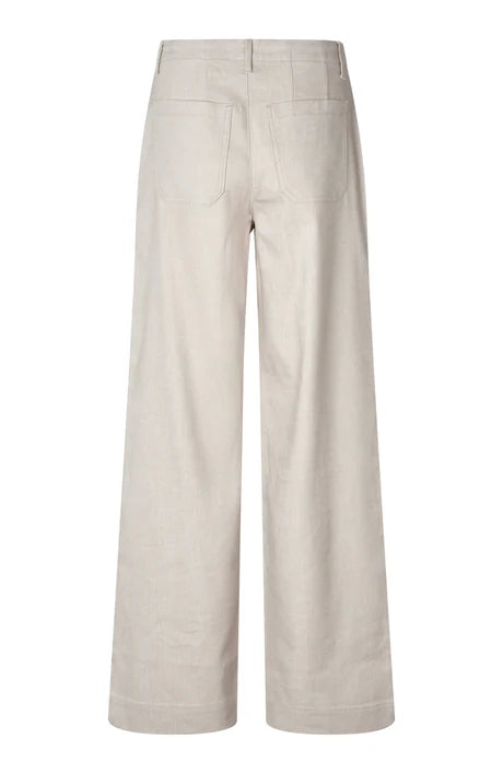 EricaFV 769 Regular - Sand Linen - Bukser - Helt Dilla AS