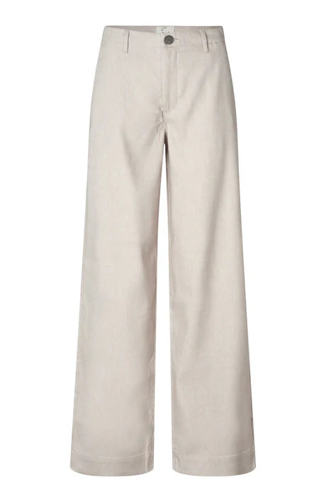 EricaFV 769 Regular - Sand Linen - Bukser - Helt Dilla AS