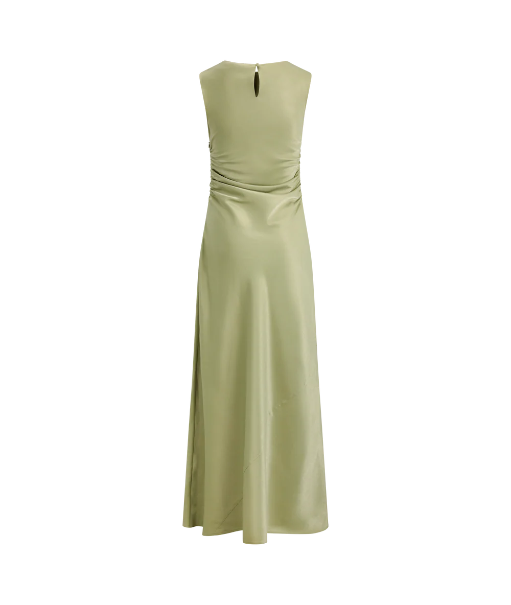 Florentina dress - sage green - Kjoler - Helt Dilla AS