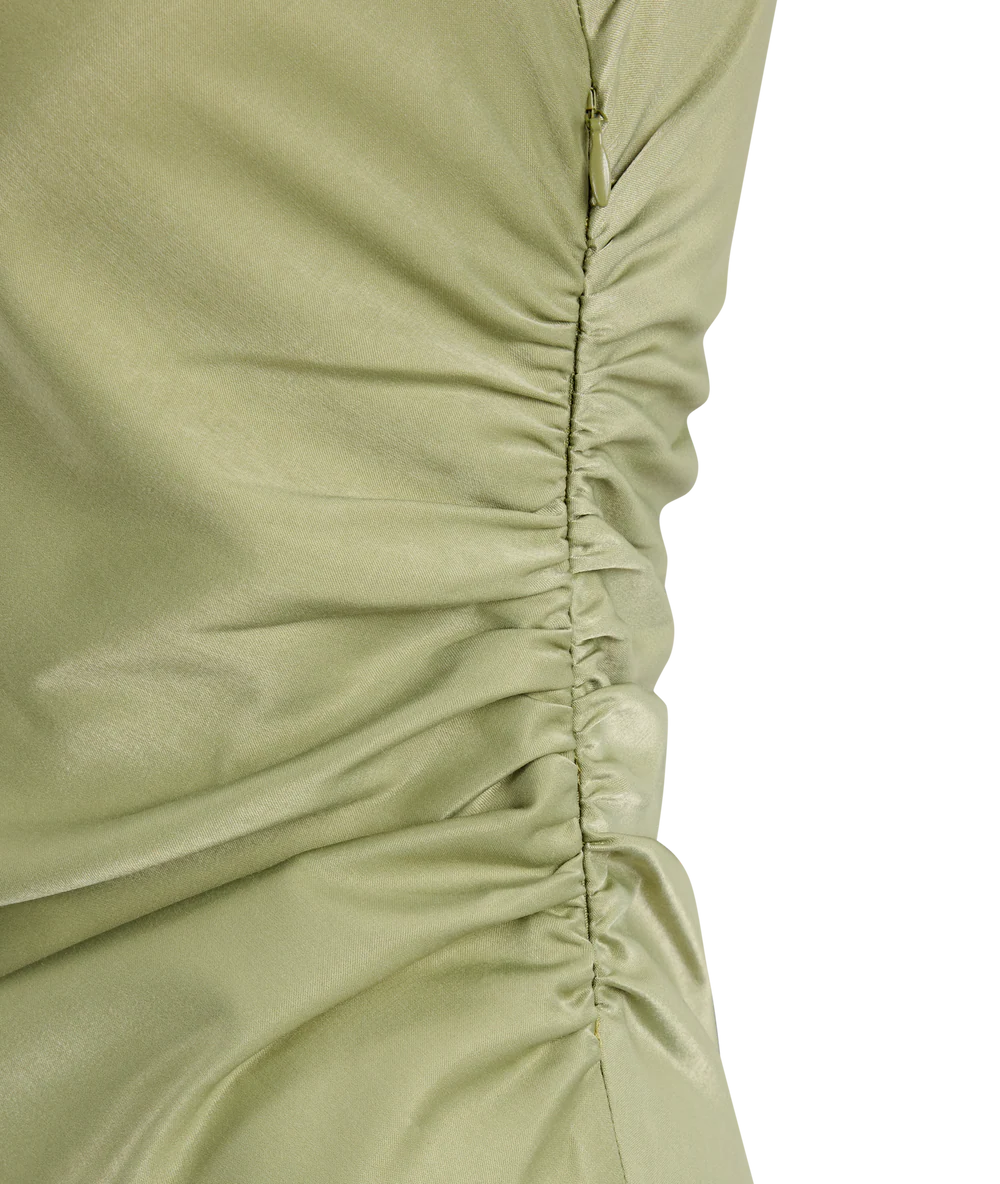 Florentina dress - sage green - Kjoler - Helt Dilla AS