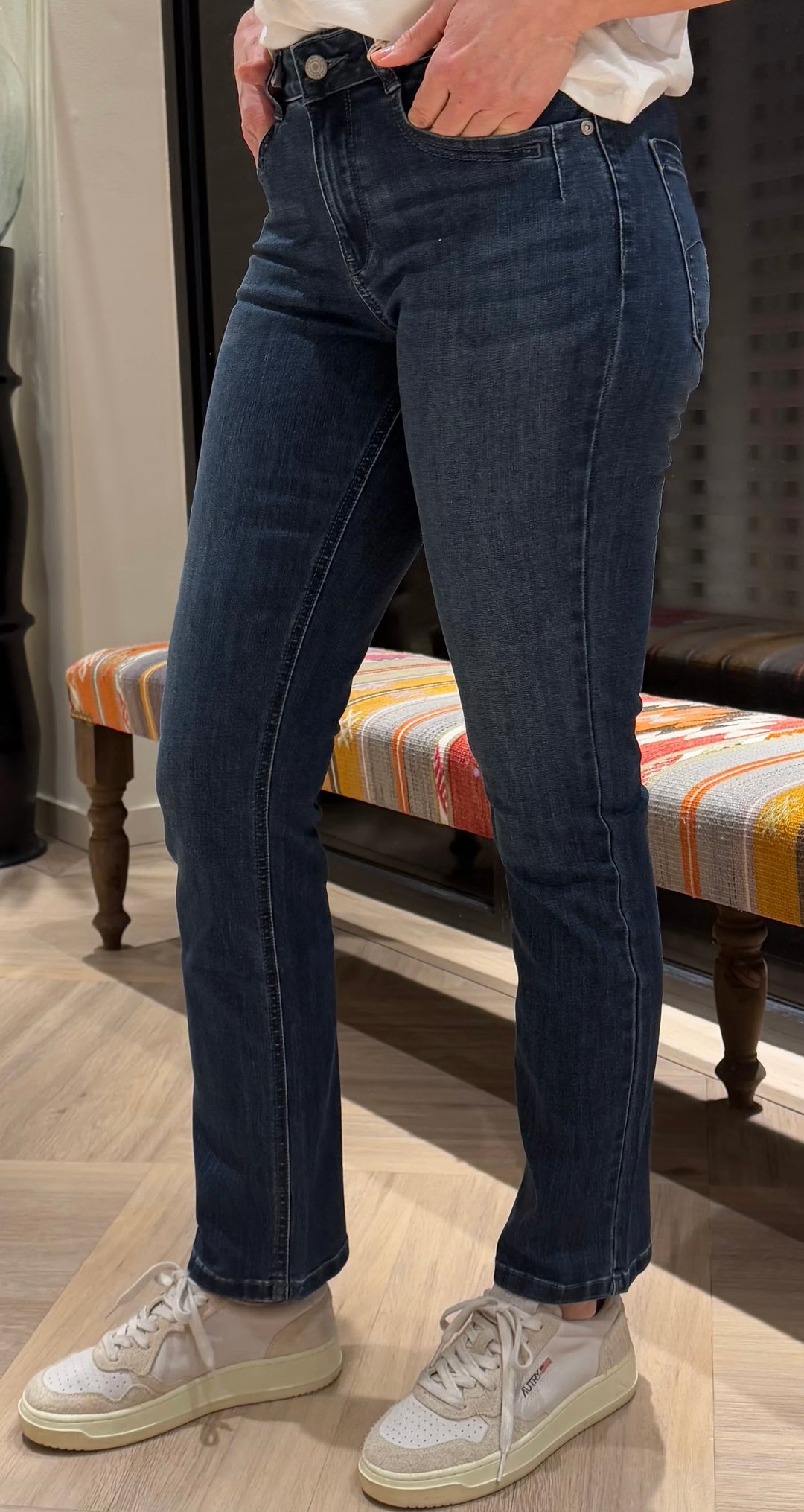 Kate - Dark Stone Used L32 - Jeans - Helt Dilla AS