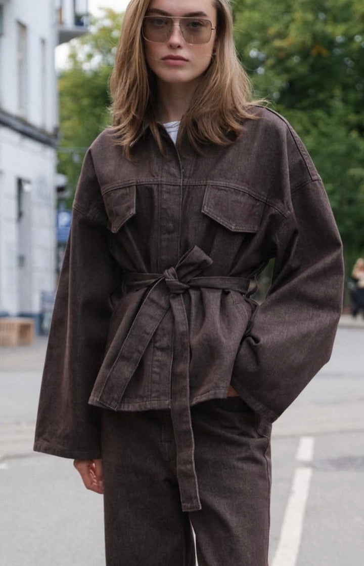 Drew Jacket Wash - Exclusive Brown Bourgogne - Yttertøy - Helt Dilla AS