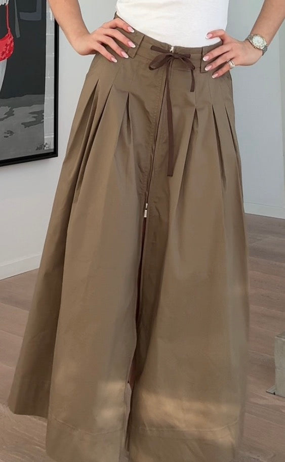 Michela skirt - Khaki Brown - Skjørt - Helt Dilla AS