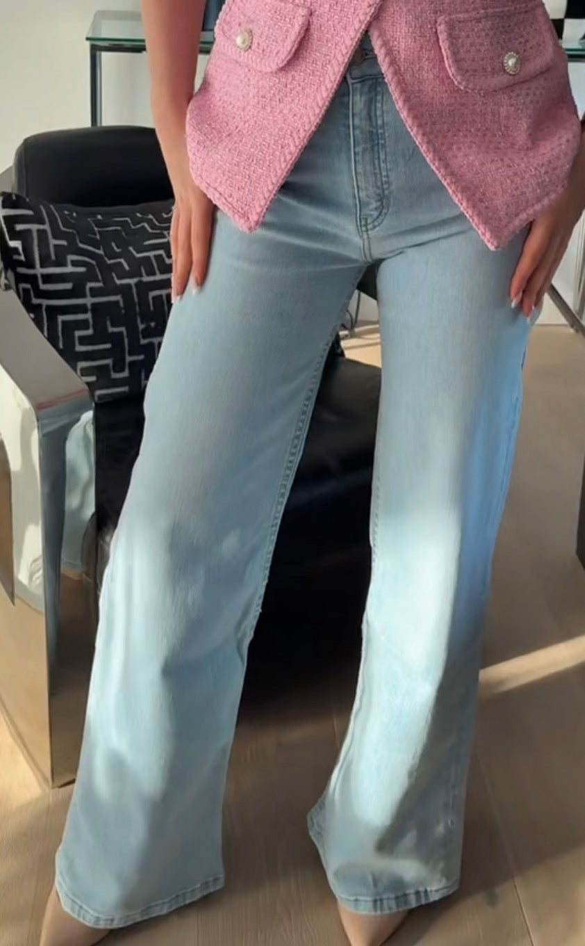 Palazzo  Hypersoft - Bleach - Jeans - Helt Dilla AS