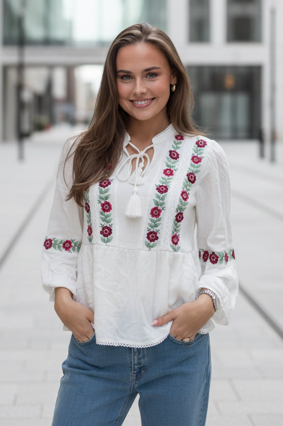 Chella 3/4 Tunic Top - Fest - Bluser - Helt Dilla AS
