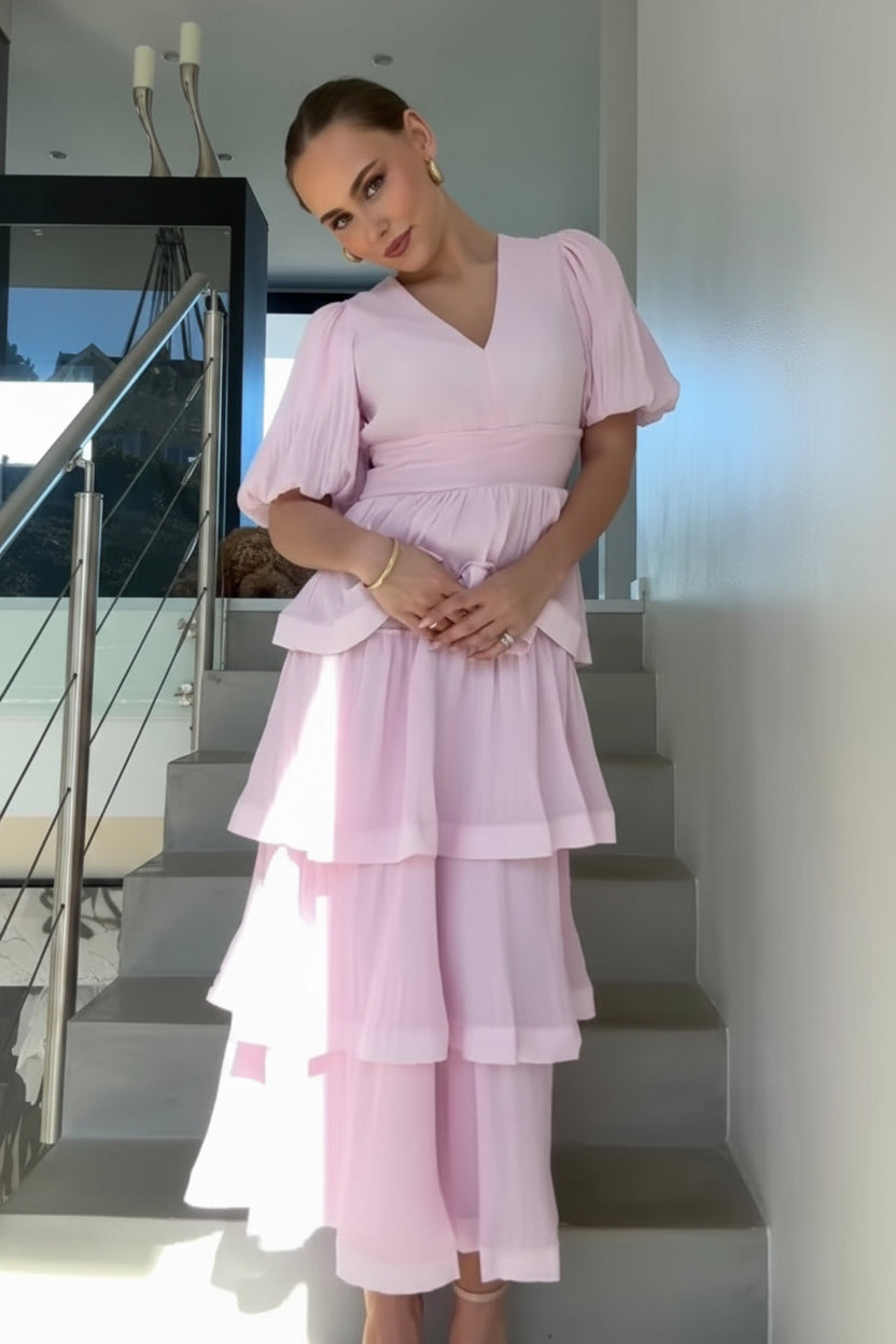 Plira SS Long Dress - Ballerina - Kjoler - Helt Dilla AS