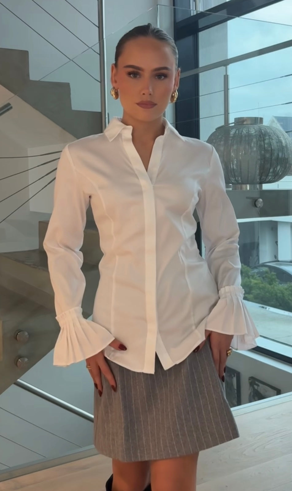 Isla Solid 130 skjorte - hvit - Skjorter - Helt Dilla AS