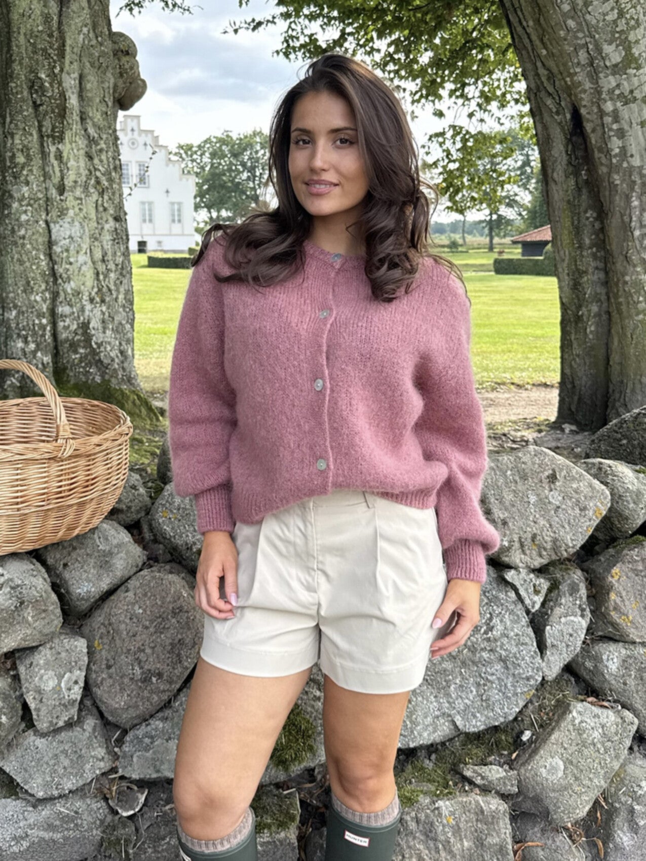 Ida Cardigan - dusty rose - Cardigans - Helt Dilla AS
