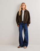 Rubby Faux Suede Jacket - brown - Yttertøy - Helt Dilla AS