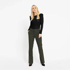 Clara regular - Dark green melange - Bukser - Helt Dilla AS