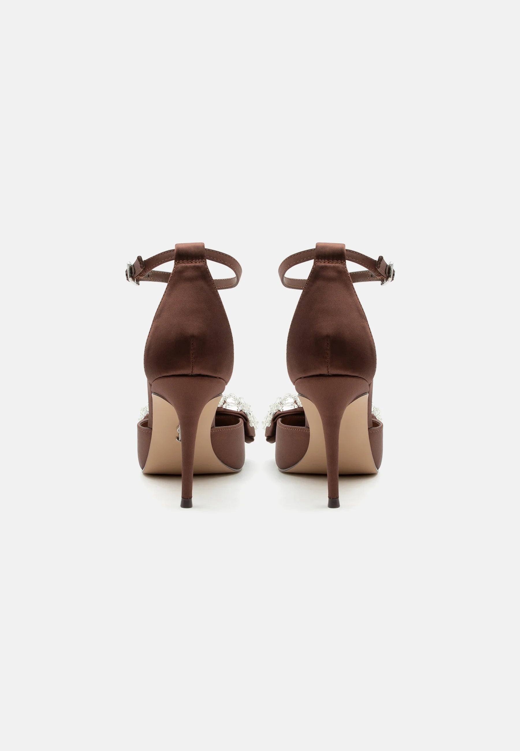 Lumma Pump - Brown Satin - Sko - Helt Dilla AS