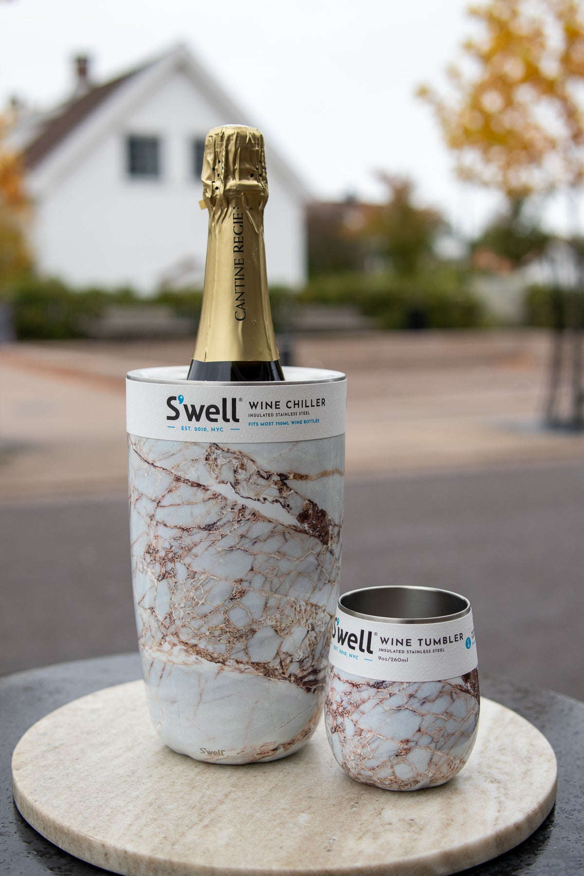 S'well Wine Tumbler - Calacatta Gold (9 oz)