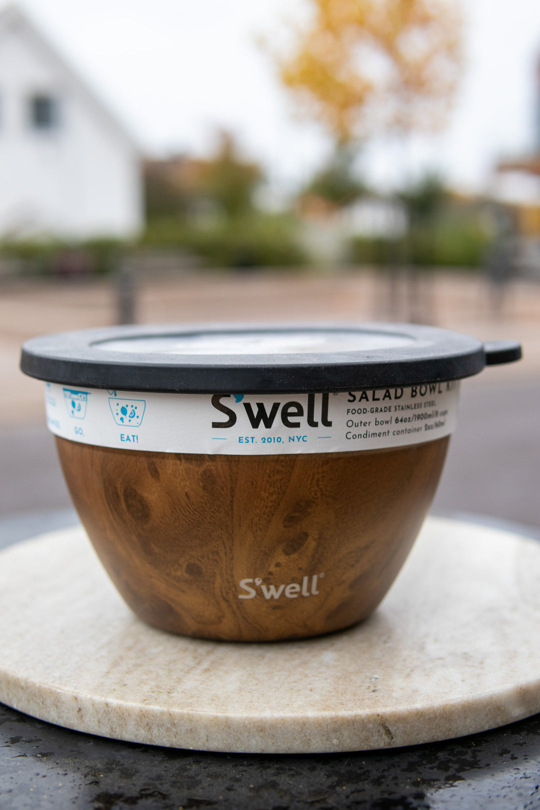 Salad bowl kit - teakwood - 1900 ml - Tilbehør - Helt Dilla AS