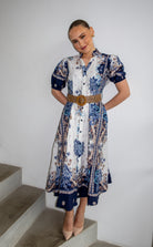 From Paris with Love kjole - ocean blue dress - Kjoler - Helt Dilla AS