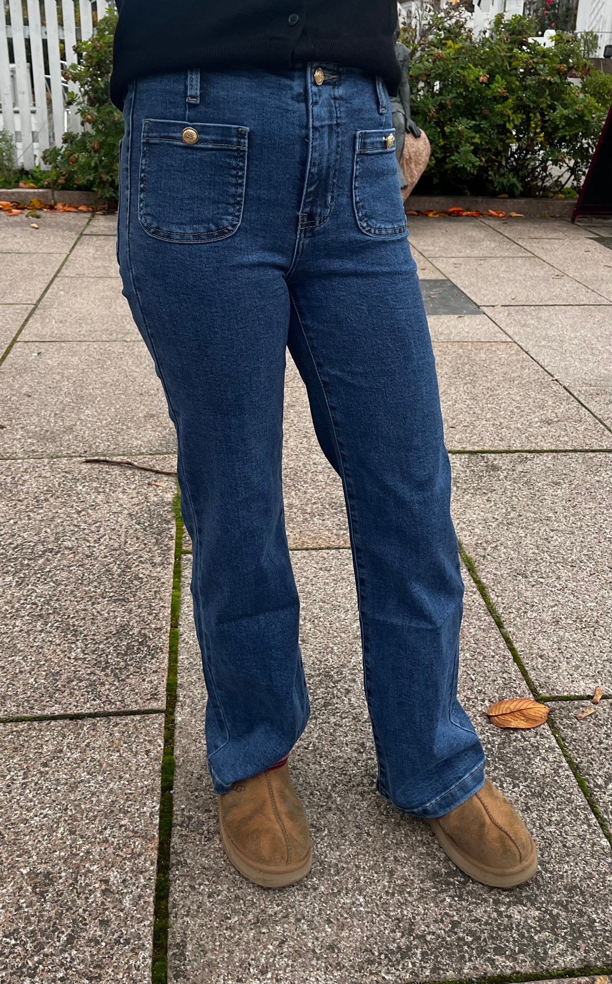 Miss Bon Jeans - Mid Blue Denim - Bukser - Helt Dilla AS